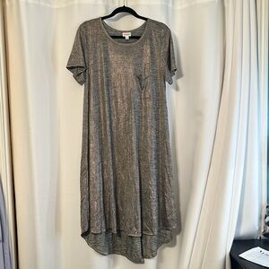 LuLaRoe Metallic Carly Dress